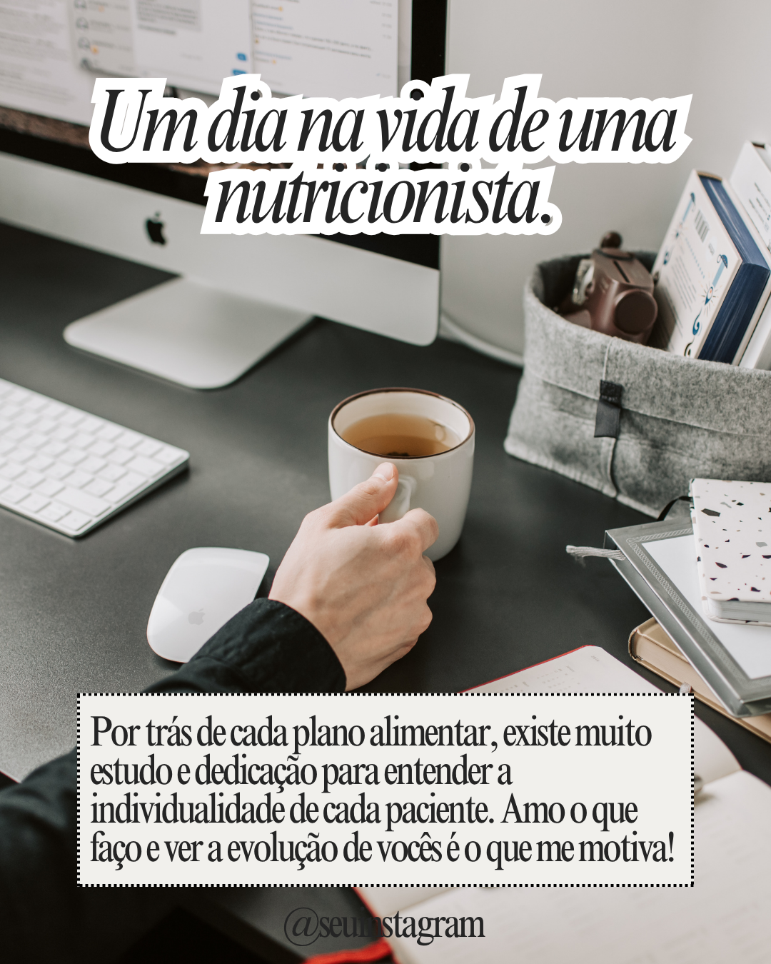 Arte para nutricionista: um dia na vida de uma nutricionista